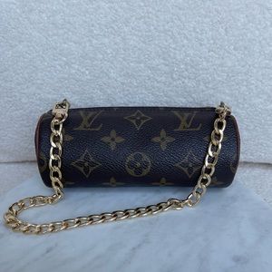 RARE Louis Vuitton Mini Papillion Tootise Roll Purse